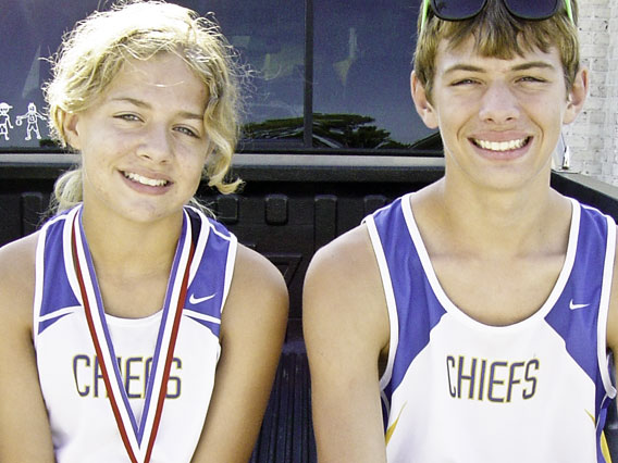 Benjamin and Christian Jenerette, North Myrtle Beach High School Cross Country 2008