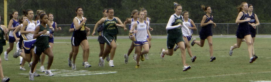 Benjamin Jenerette won the girls Junior Varsity Girl’s Race competition with a 22:56 time in the girls cross country team Pee Dee Classic meet on Saturday at Francis Marion University in Florence, SC.